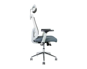 Кресло Norden Гарда SL white Сетка/Ткань, Серый images