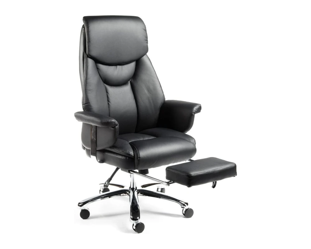 Кресло Norden Парламент Экокожа, Черный