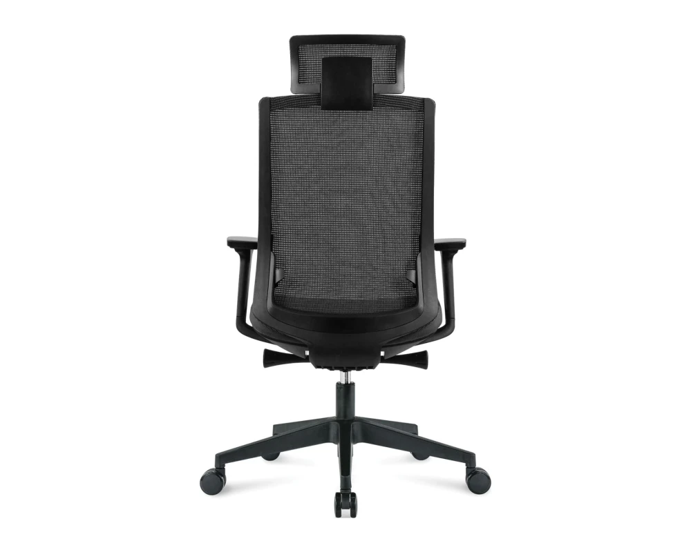 Кресло Norden Руби блэк / Ruby black Сетка/Ткань, Черный