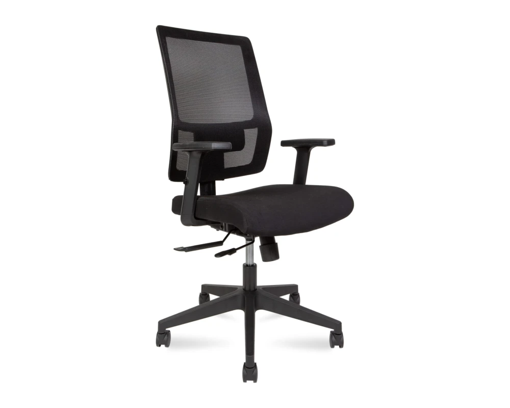 Кресло Norden Тэхо / Techo LB Сетка/Ткань, Черный