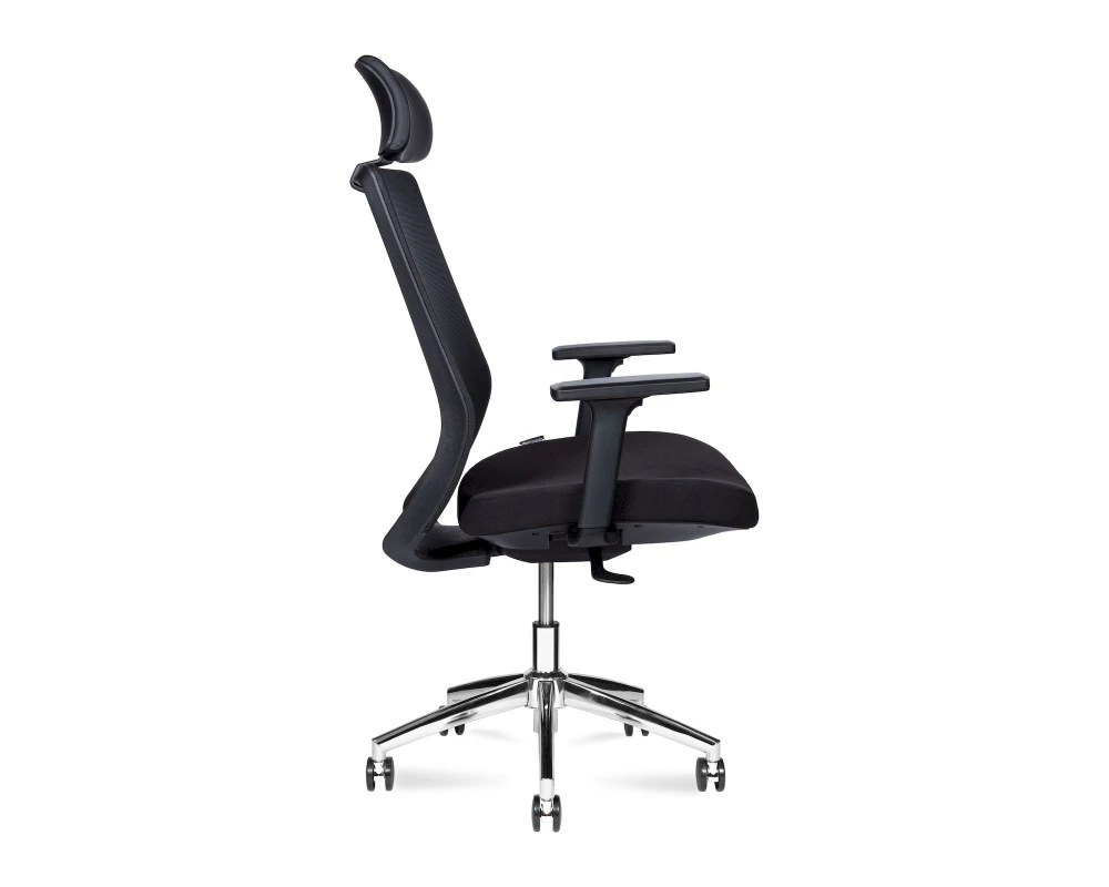 Кресло Norden Моно / Mono chrom Сетка/Ткань, Черный