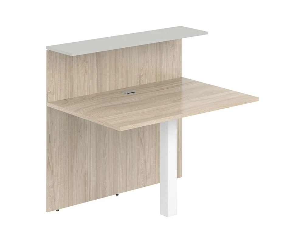 Модуль прямой 1200х818х1125 Квадро / Quadro Акация равелло/Серый бархат