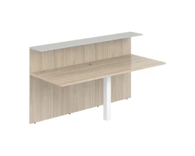 Модуль прямой 2000х818х1125 Квадро / Quadro Акация равелло/Серый бархат images