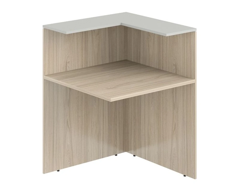 Модуль угловой переходный 818х818х1125 Квадро / Quadro Акация равелло/Серый бархат