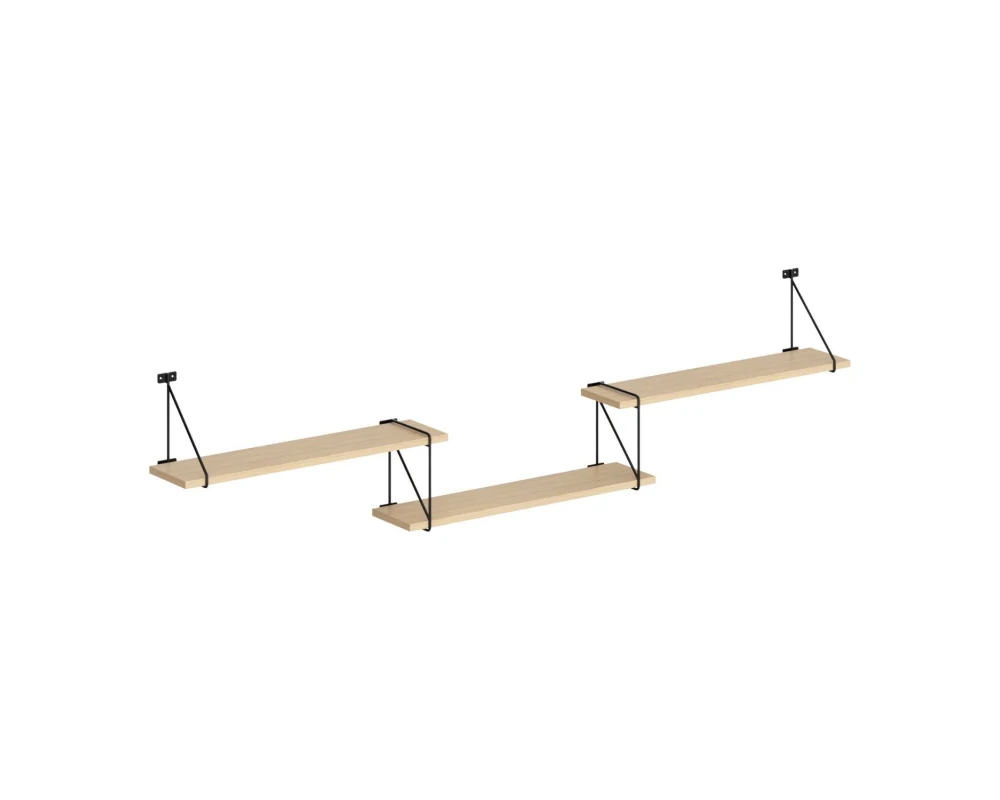 Полка подвесная 1780х166х392 Кофе / Coffee