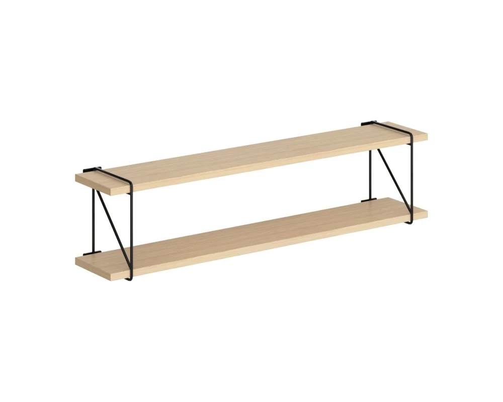 Полка подвесная 860х166х214 Кофе / Coffee