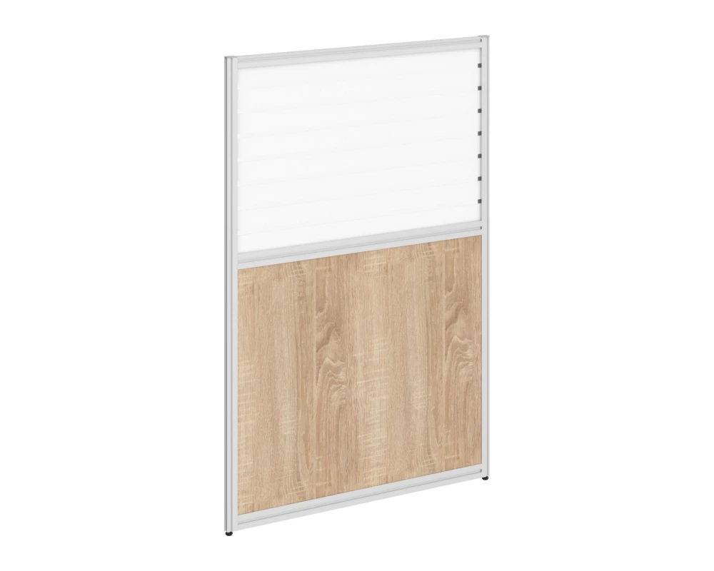 Перегородка комбинированная со стеклом 900х1300х22 Ранд / Rand