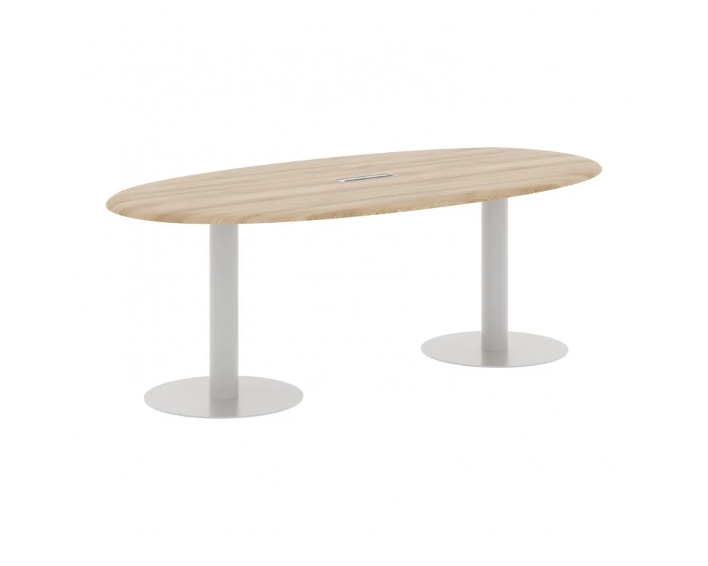 Конференц-стол овальный 2200х1100х754 Вейв / Wave