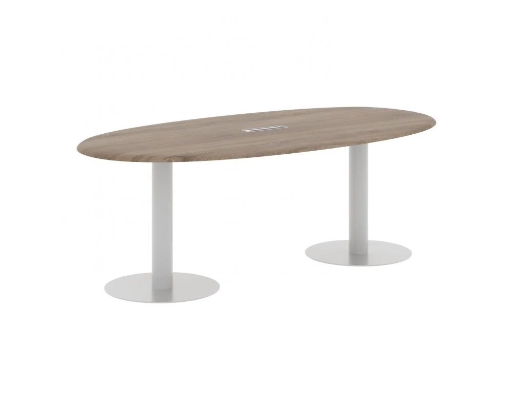 Конференц-стол овальный 2200х1100х754 Вейв / Wave