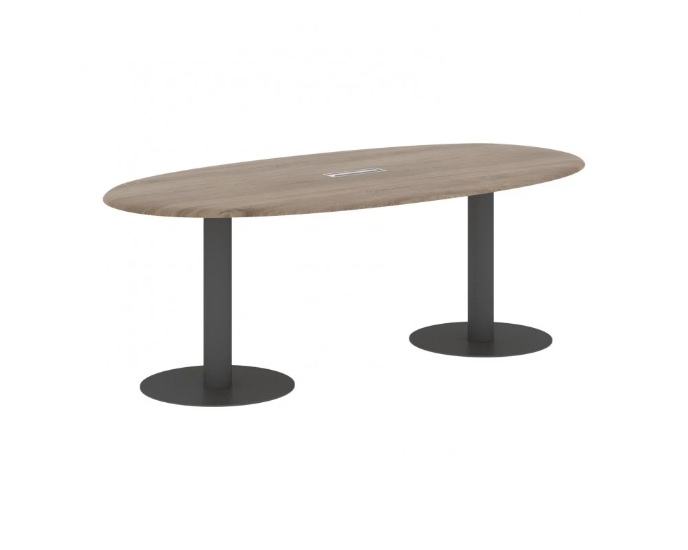 Конференц-стол овальный 2200х1100х754 Вейв / Wave