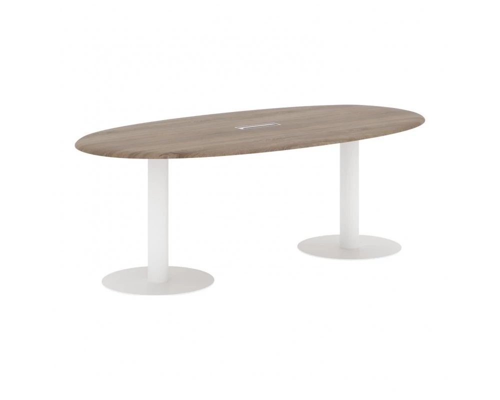Конференц-стол овальный 2200х1100х754 Вейв / Wave