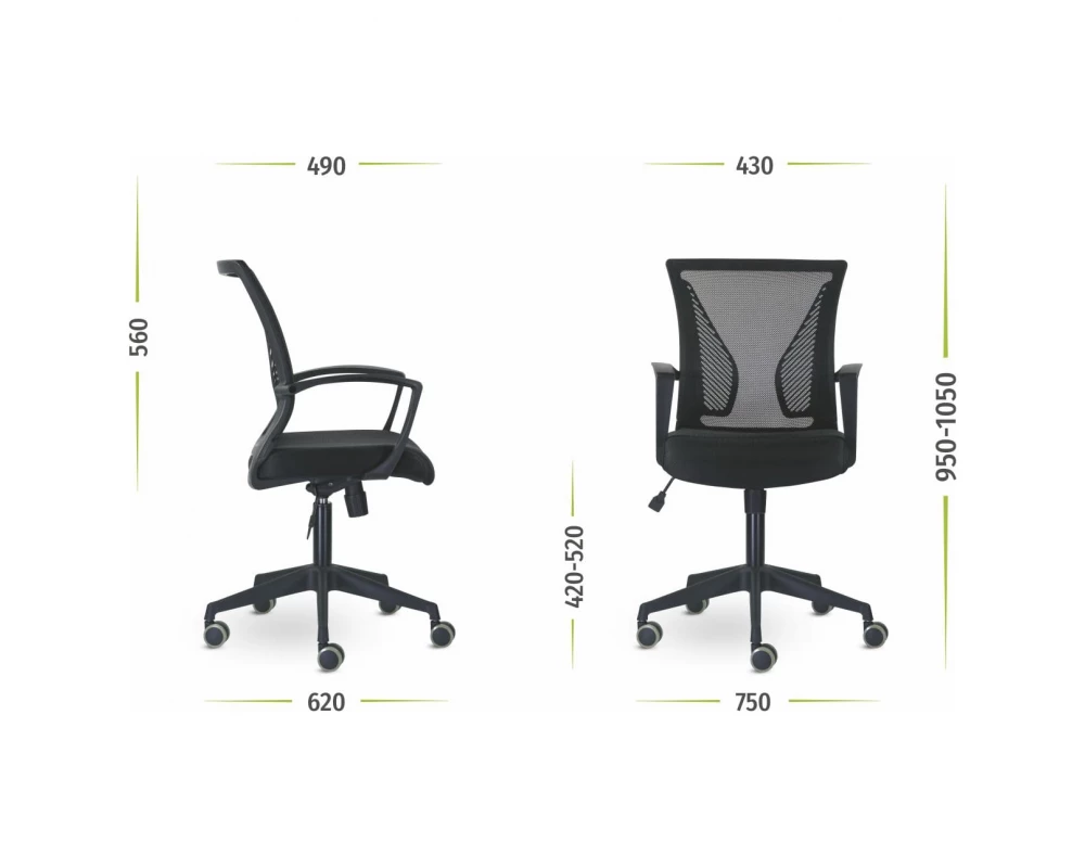 Кресло Энжел М-800 BLACK PL