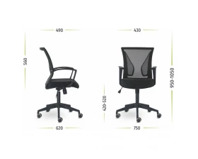 Кресло Энжел М-800 BLACK PL images