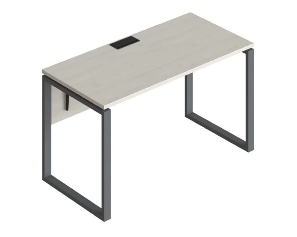 Стол прямой на металлических опорах ФТМ-140+ФМК2-140+ФЦ-140 Форма