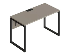 Стол прямой на металлических опорах ФТМ-140+ФМК2-140+ФЦ-140 Форма images