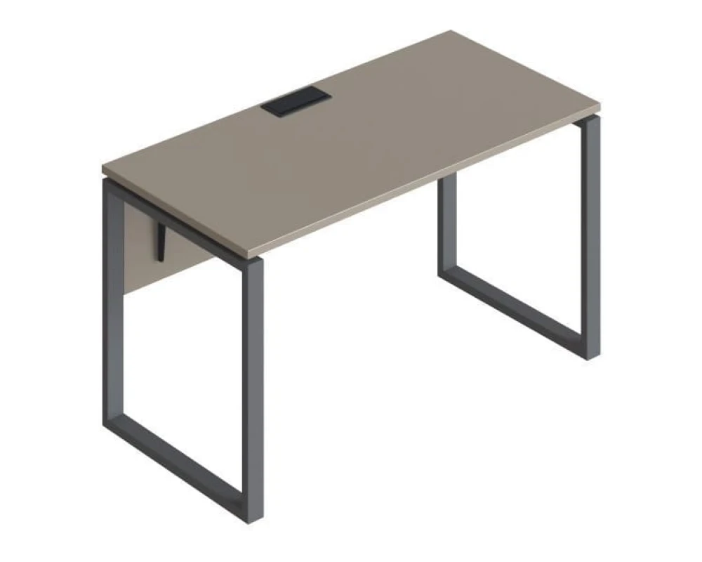 Стол прямой на металлических опорах ФТМ-140+ФМК2-140+ФЦ-140 Форма