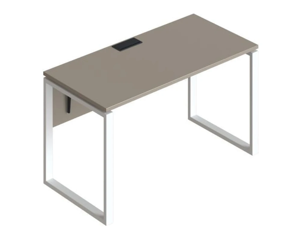 Стол прямой на металлических опорах ФТМ-140+ФМК2-140+ФЦ-140 Форма