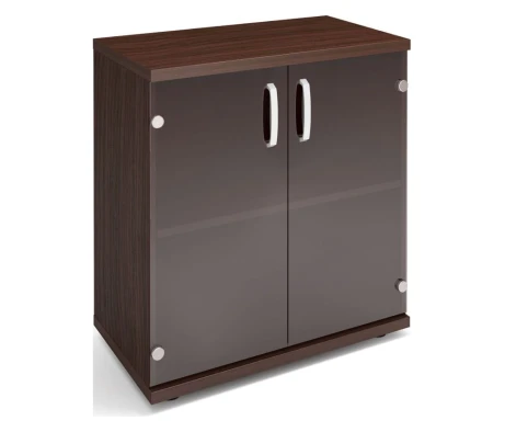 Шкаф низкий со стекляннми дверями ТШН-3+К-87 Консул