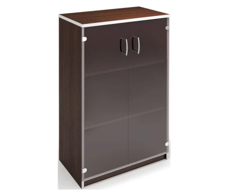 Шкаф средний со стеклянными дверями АС-01+С-212 Style