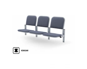 Многоместная разборная секция Эра лайт (крепится к стене) images