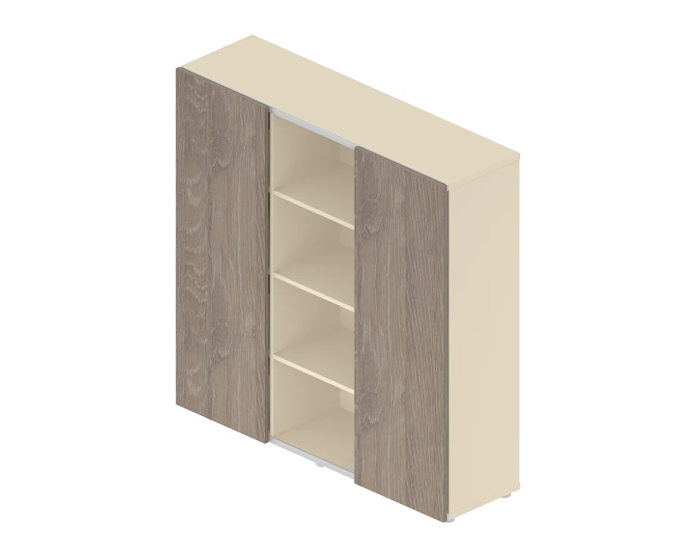 Стеллаж с дверьми-купе R-81+R-83 Rio Project