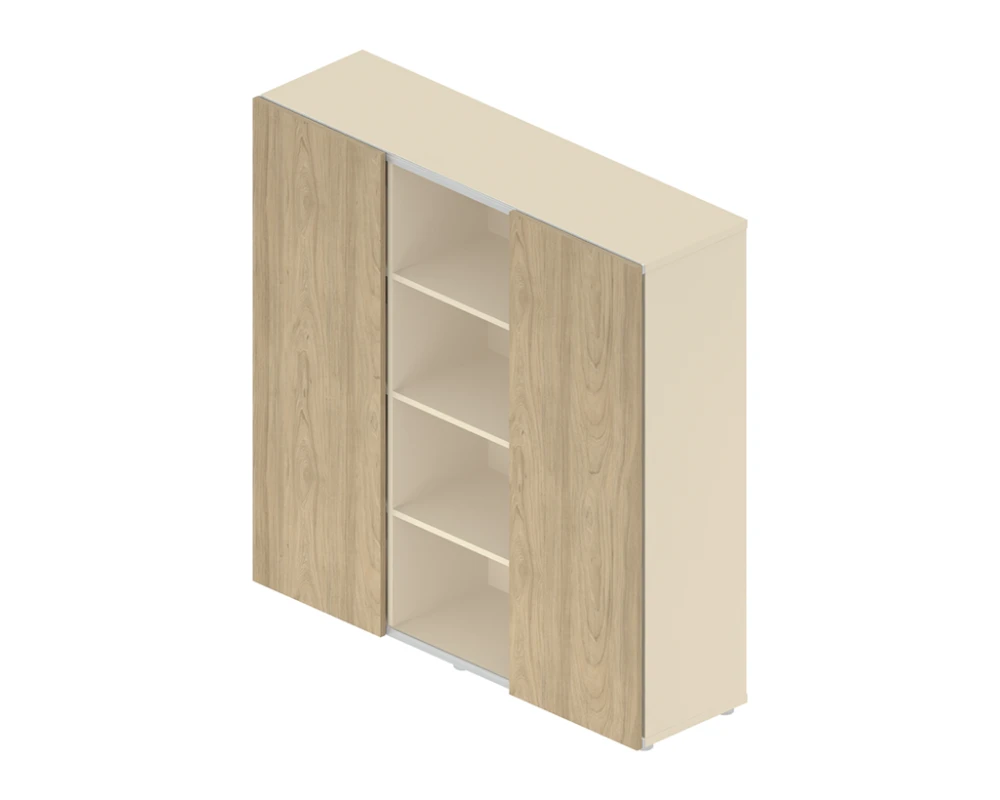 Стеллаж с дверьми-купе R-81+R-83 Rio Project